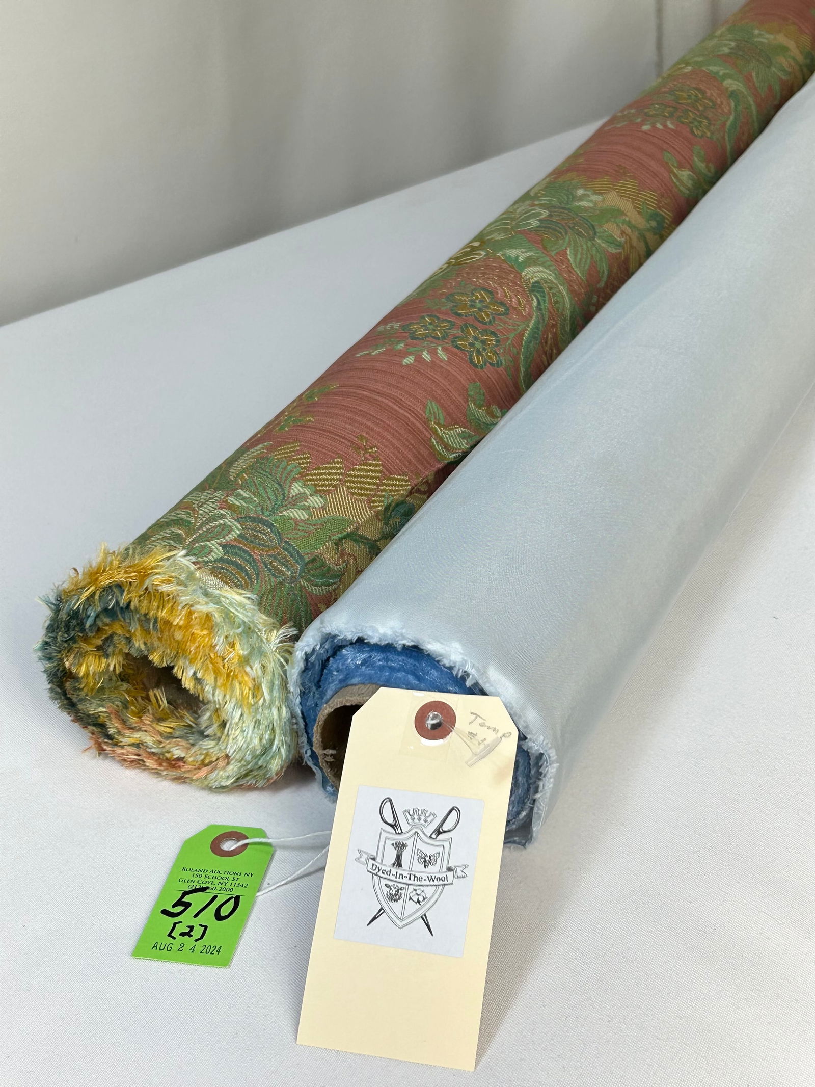 Scalamandre Taffeta and Robert Allen Floral Fabric (1 of 7)