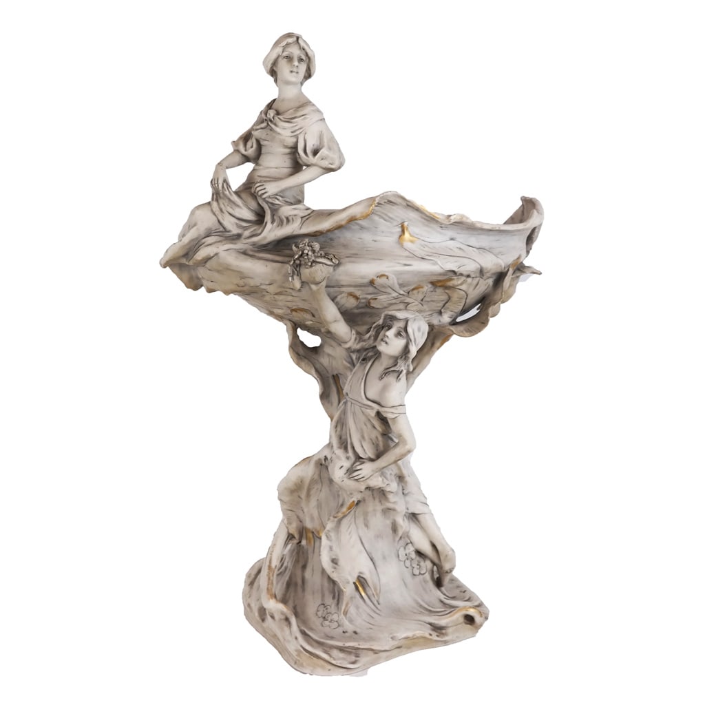 Royal Dux Figural Porcelain Centerpiece (1 of 14)