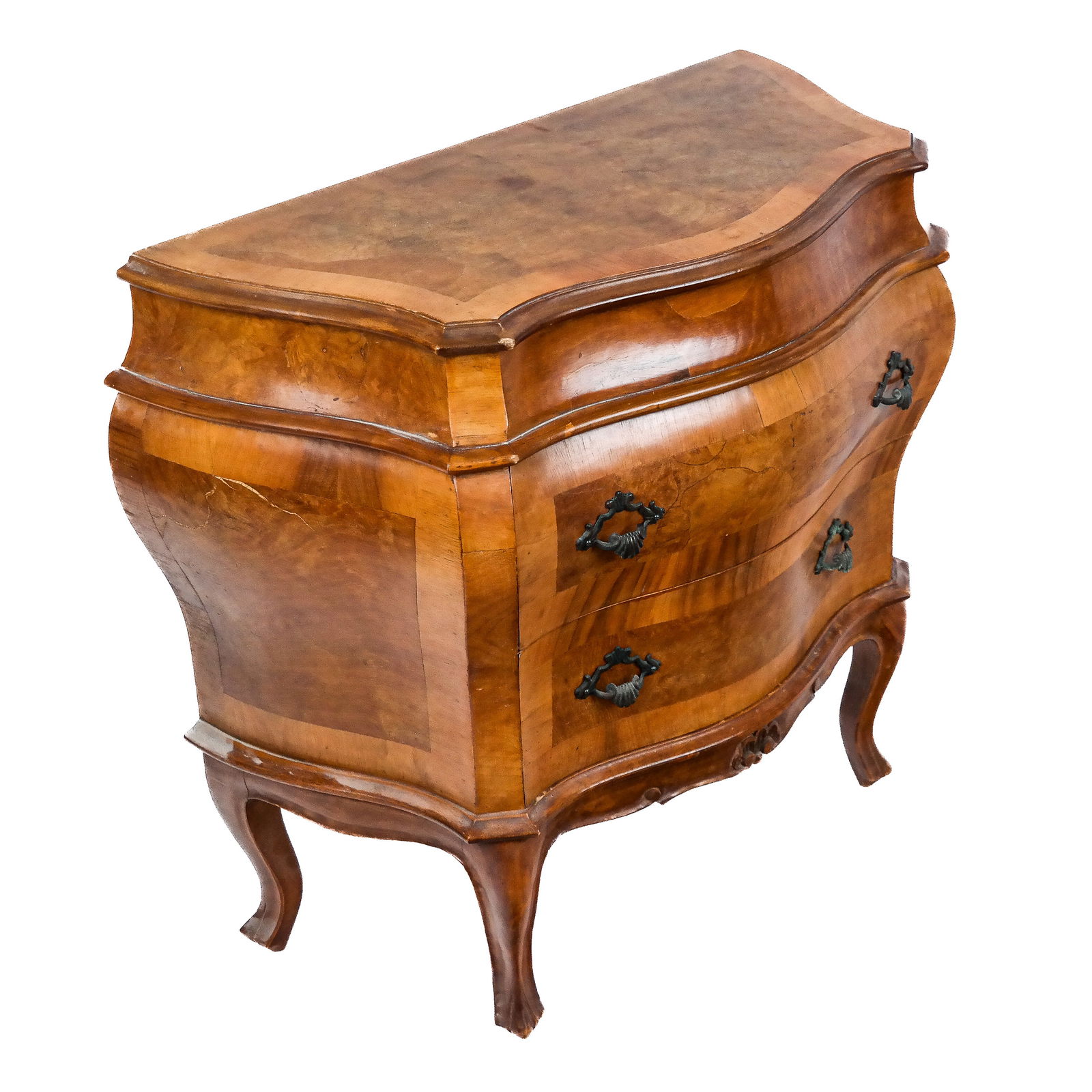Venetian Rococo-Style Walnut Commode (1 of 8)
