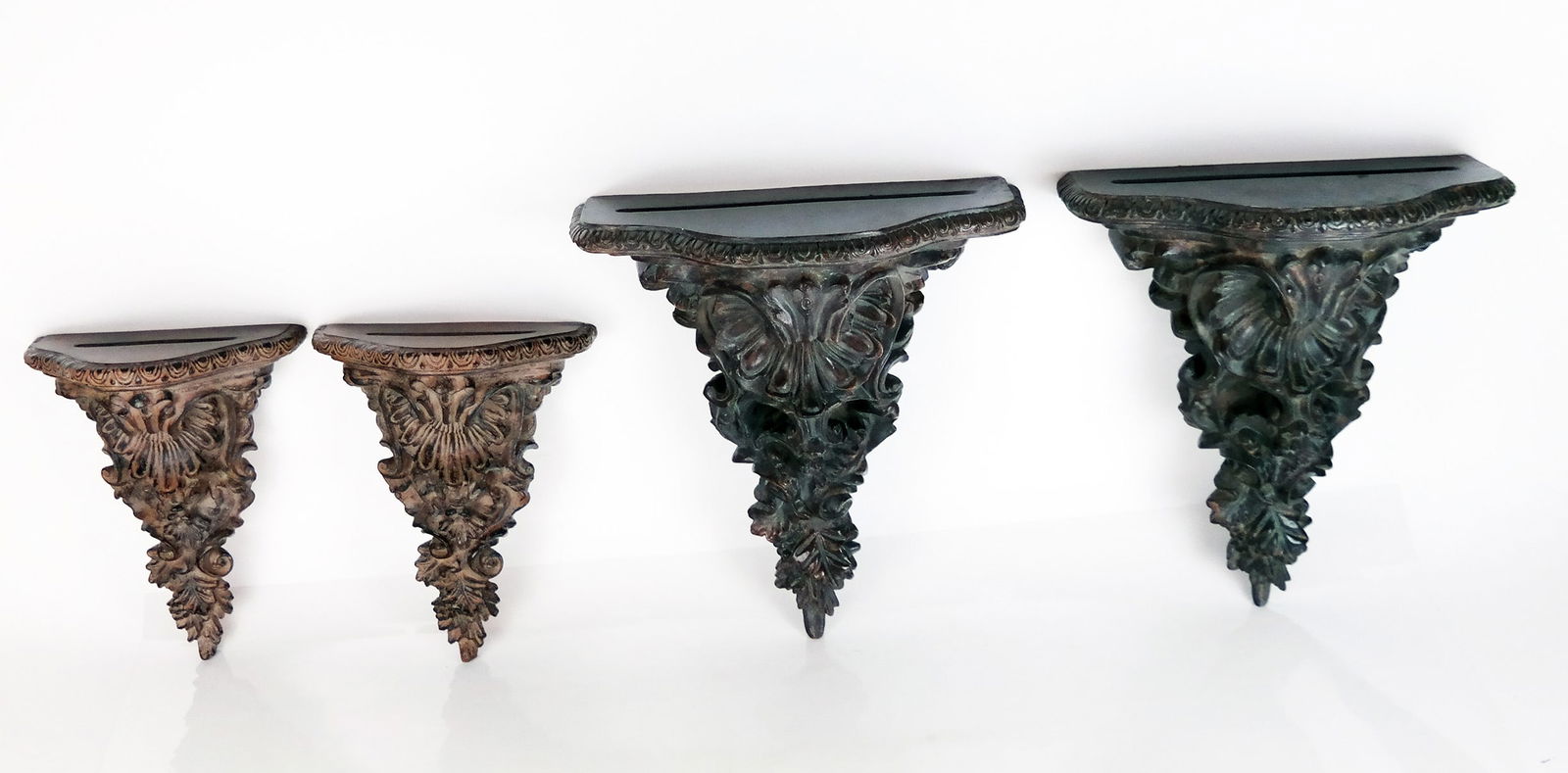 Two Pairs of Rococo-Style Wall Brackets (1 of 11)