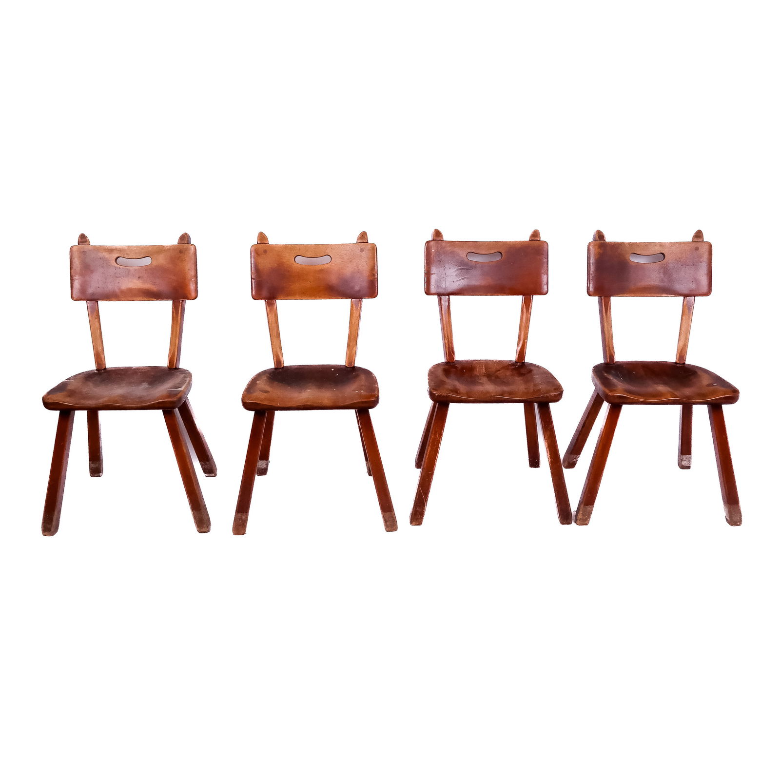 Four Arts & Crafts Side Chairs (1 of 10)