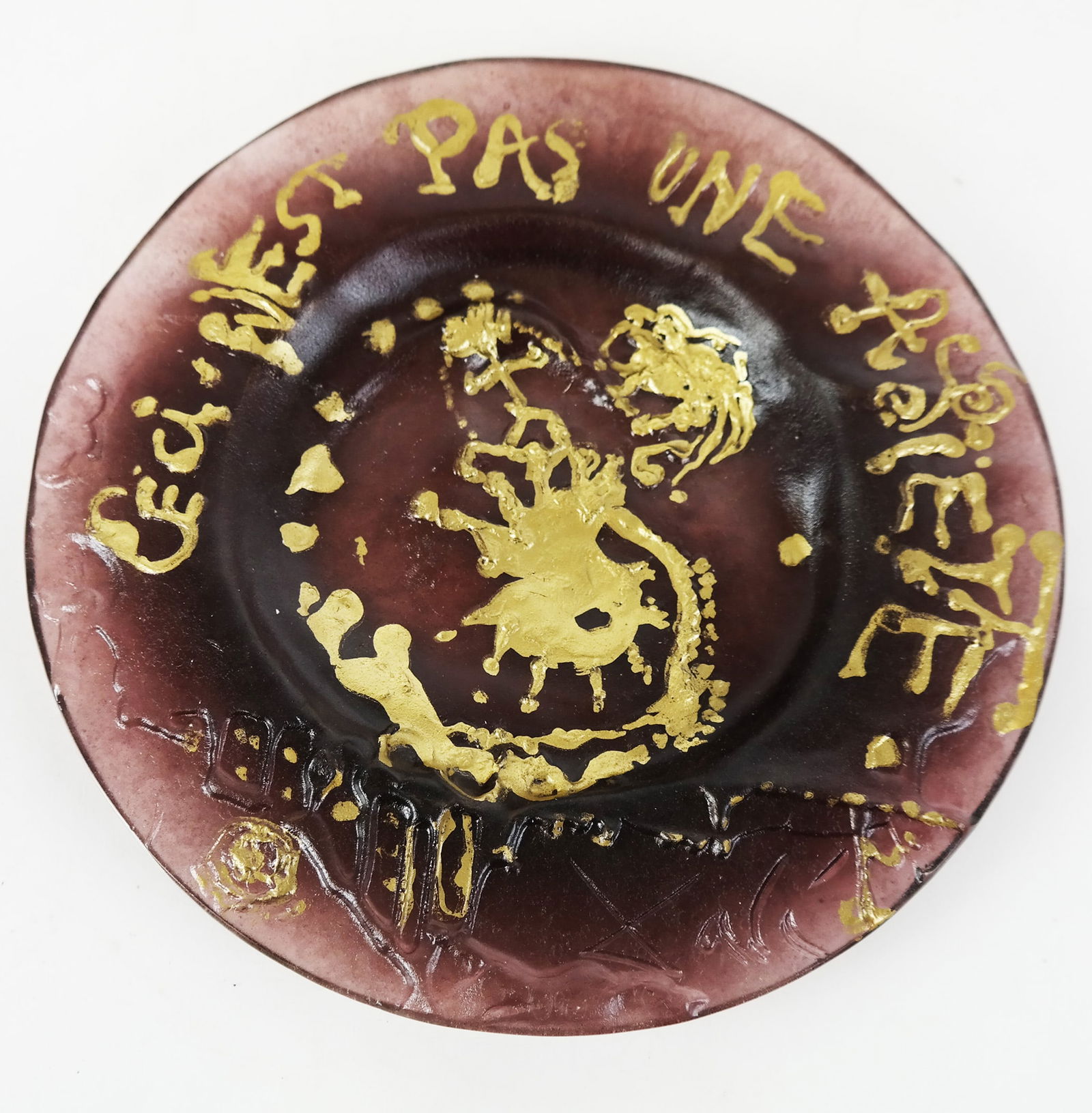 Salvador DALI: " Ceci N'est Pas..." - Daum Plate (1 of 12)