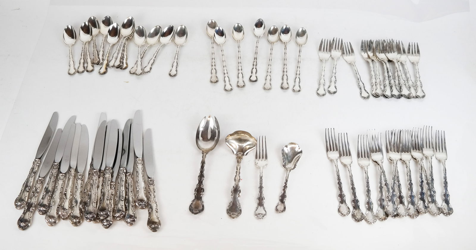 67-Pc. Gorham Sterling Silver Flatware Set (1 of 14)