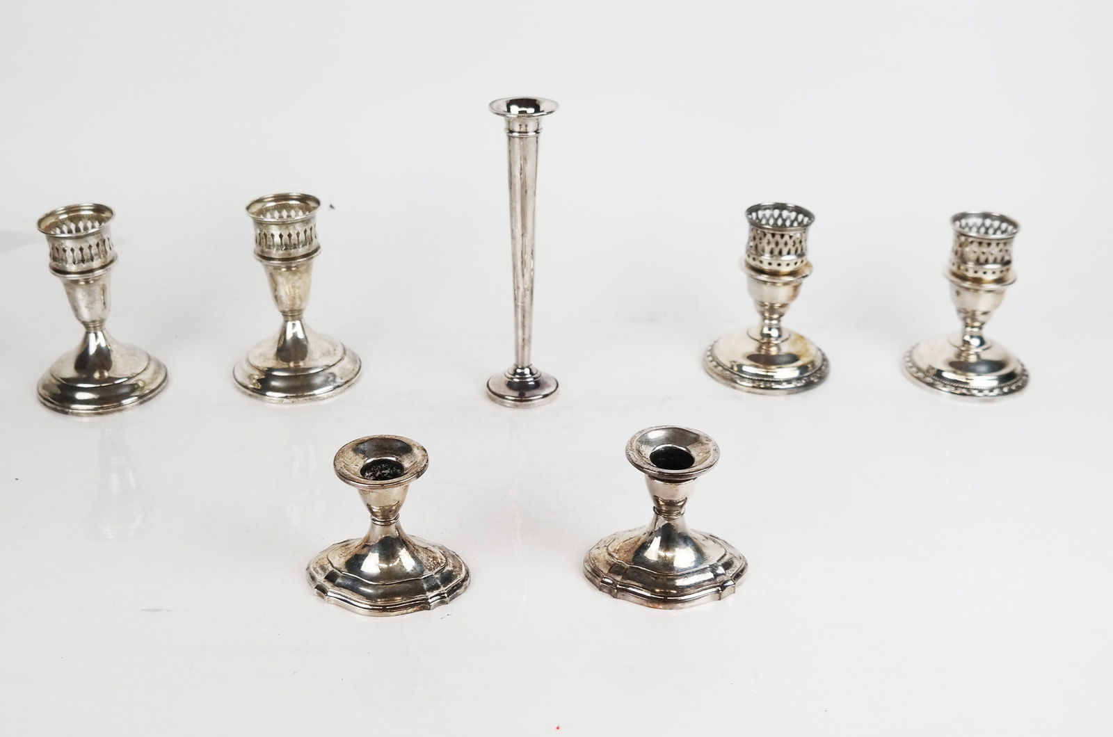 7 Sterling Silver Candlesticks, Other (1 of 10)