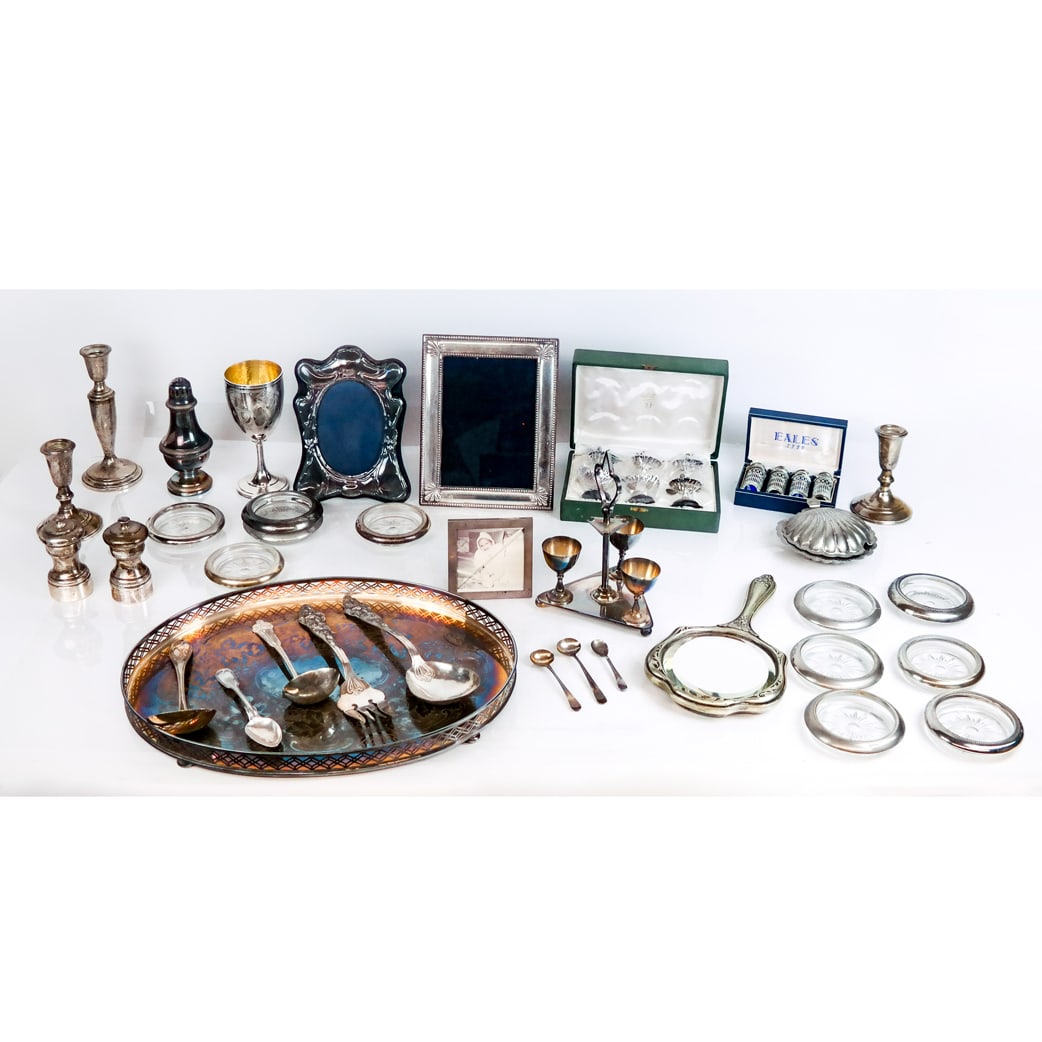 Large Lot of Silver Plate & Silver-Mounted Articles (1 of 20)