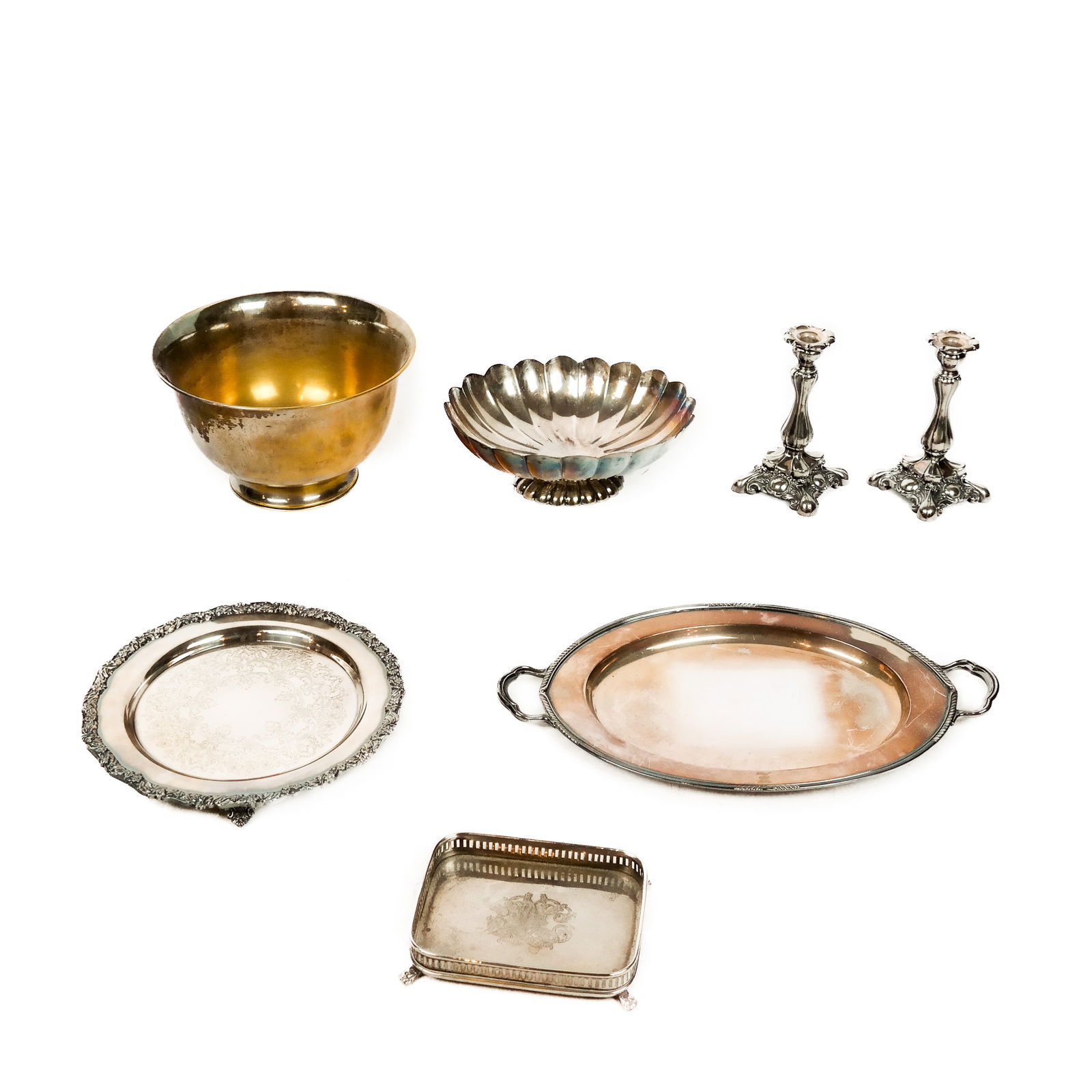 7 Assorted Silver Plate Articles (1 of 9)