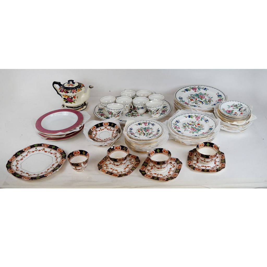 Assembled Group of European Porcelain Dinnerware (60) (1 of 15)