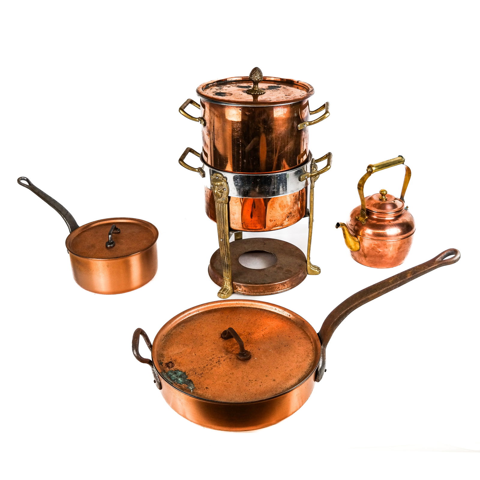 Assembled Copper Kitchenware Items (5) (1 of 13)