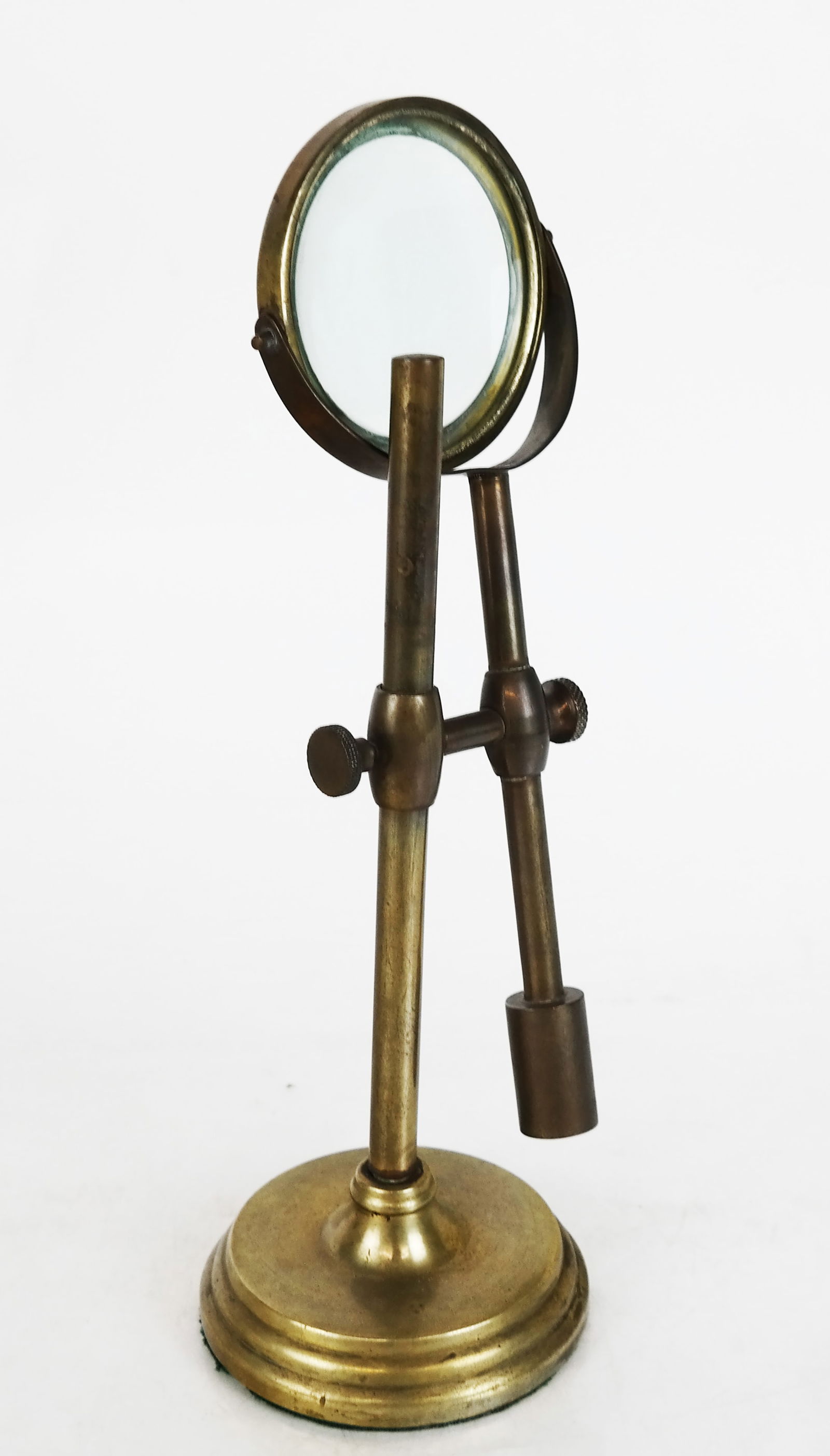 Vintage Adjustable Brass Magnifying Glass (1 of 6)