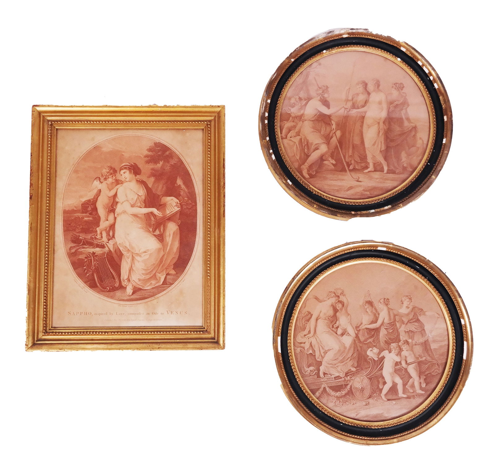 3 Reproduction Sepia Prints (1 of 7)