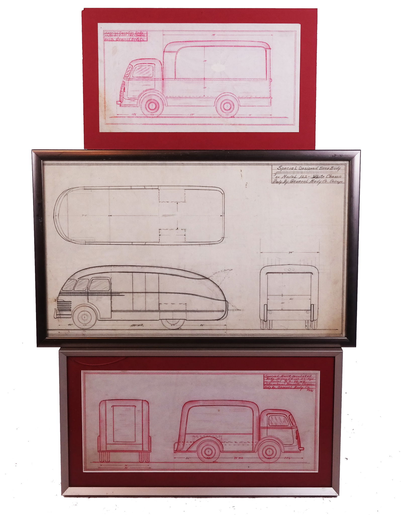 Vintage Automobilia: Blueprint / Renderings (3) (1 of 12)