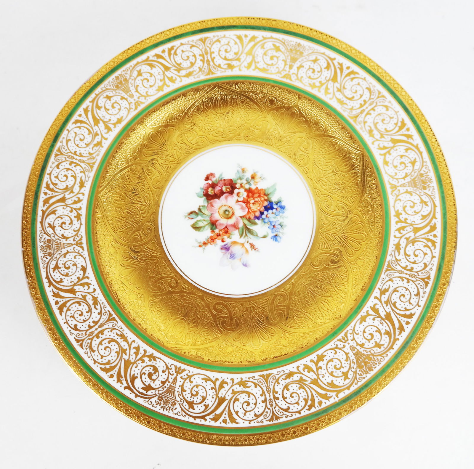 Crown Staffordshire Gilt-Decorated Service Plates (1 of 13)