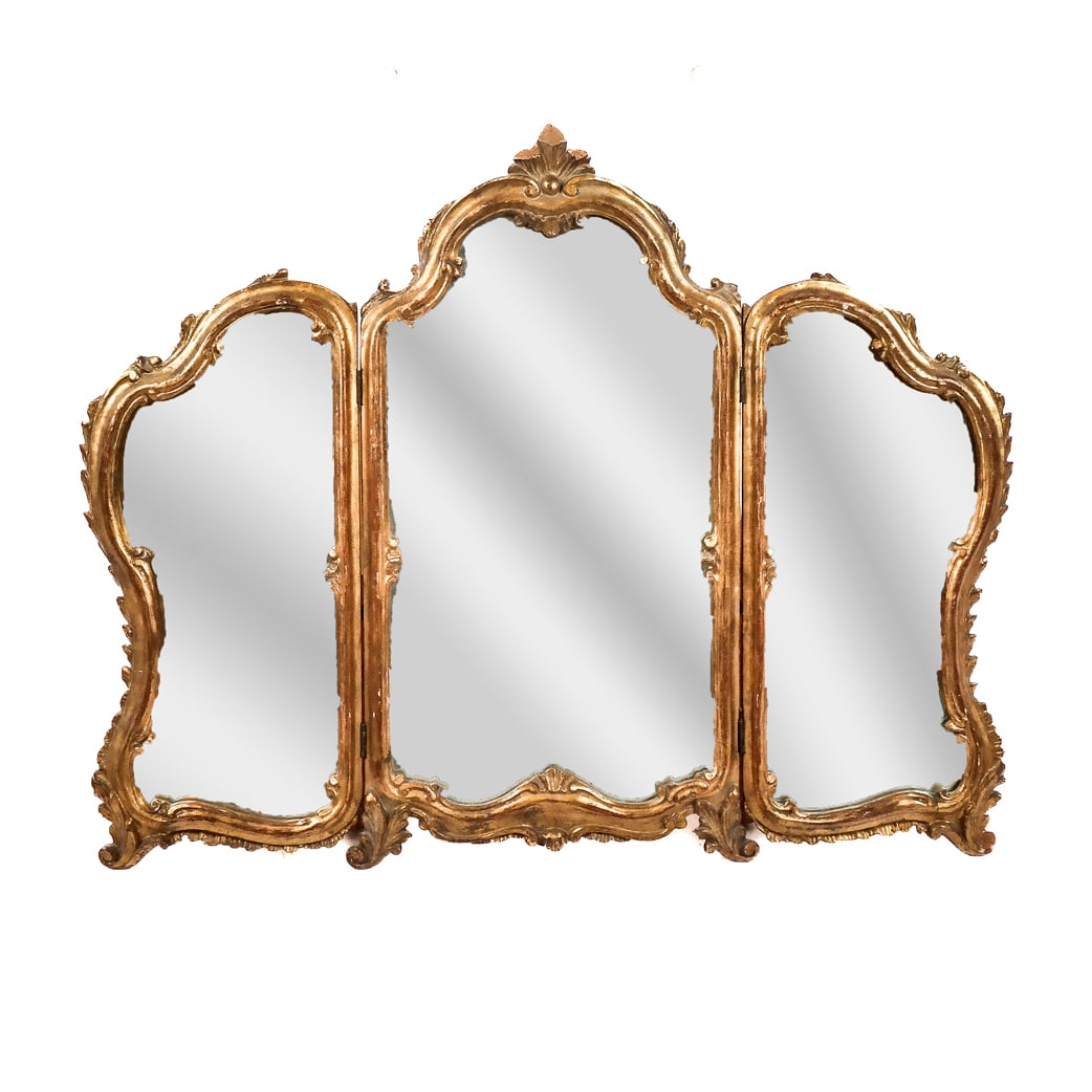French-Style Tri-Panel Dressing Mirror (1 of 6)