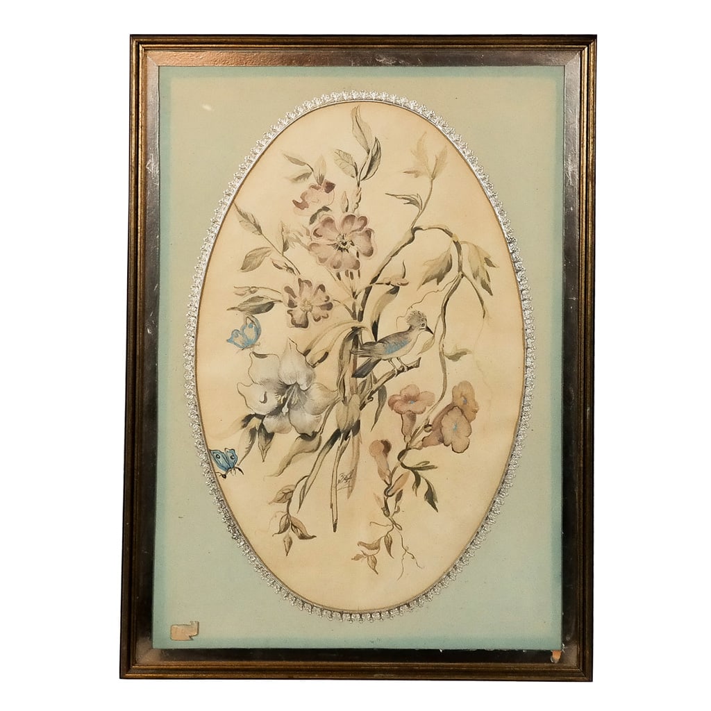 Antique Painted Botanical Study (1 of 5)