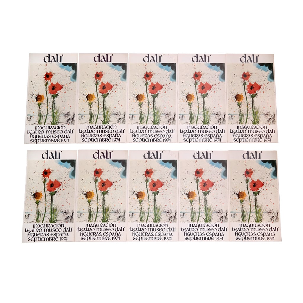 Ten 1977 Currier & Ives Salvador Dali Posters (1 of 9)