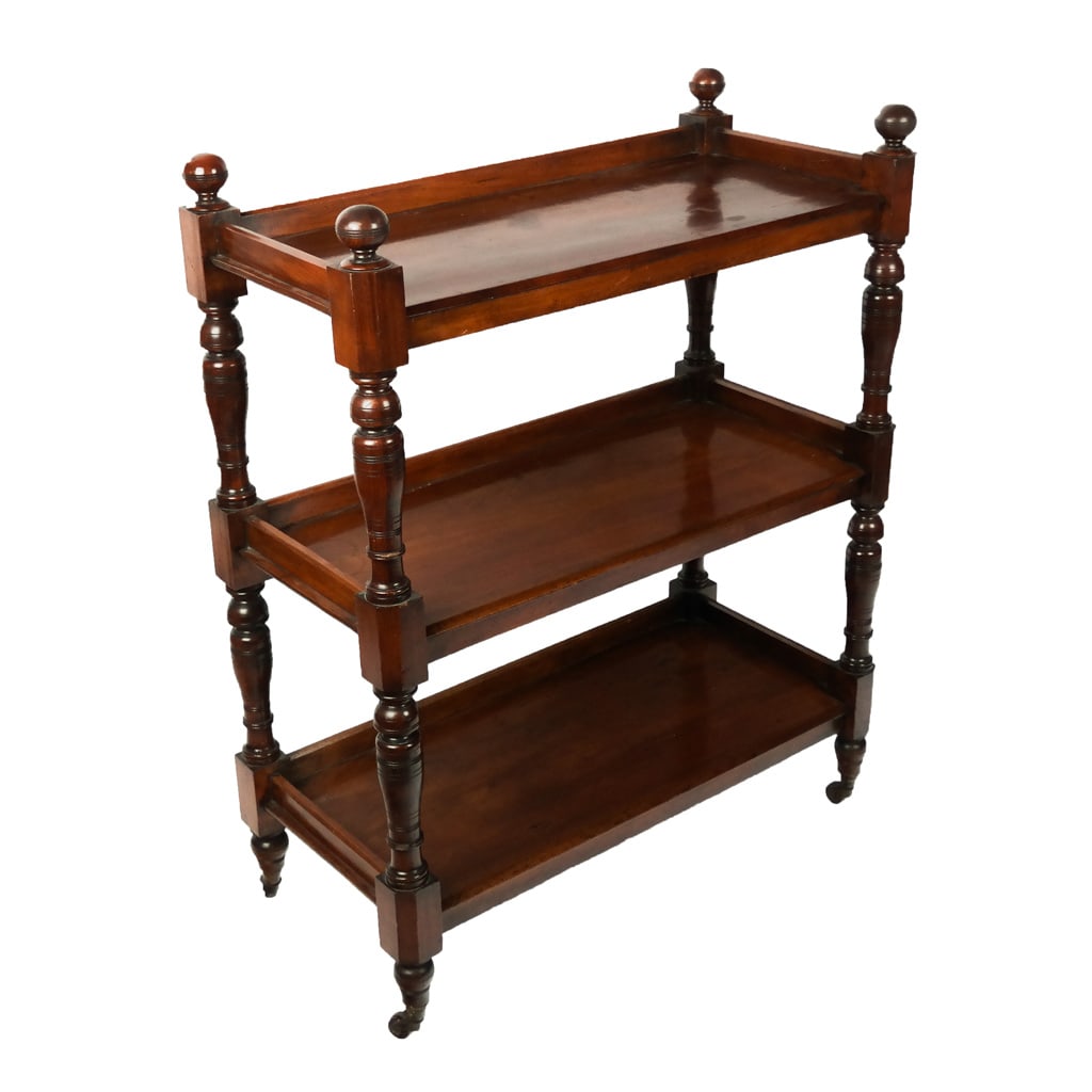 Regency-Style Mahogany Etagere/Whatnot (1 of 7)