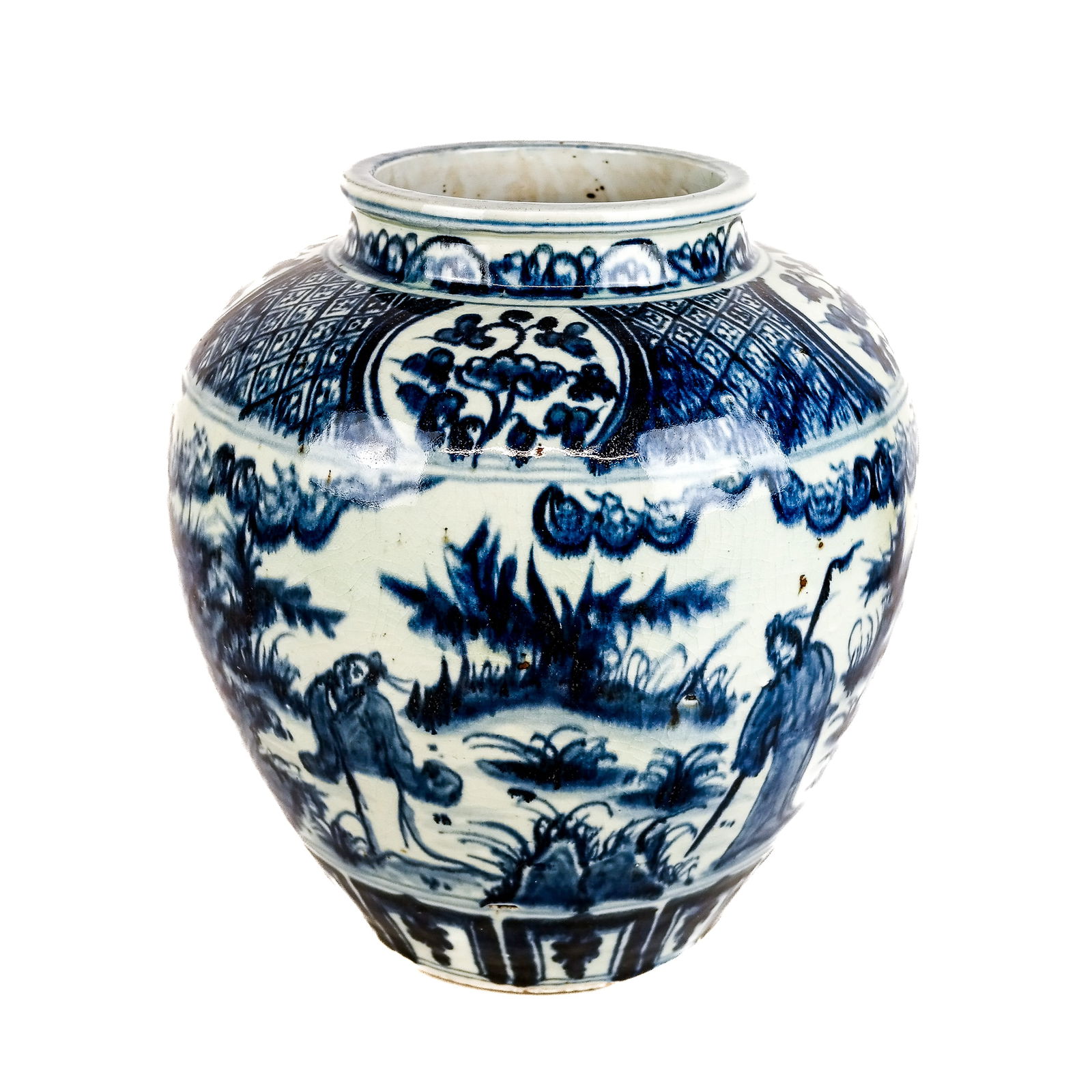Chinese Blue & White Large Vase (1 of 10)
