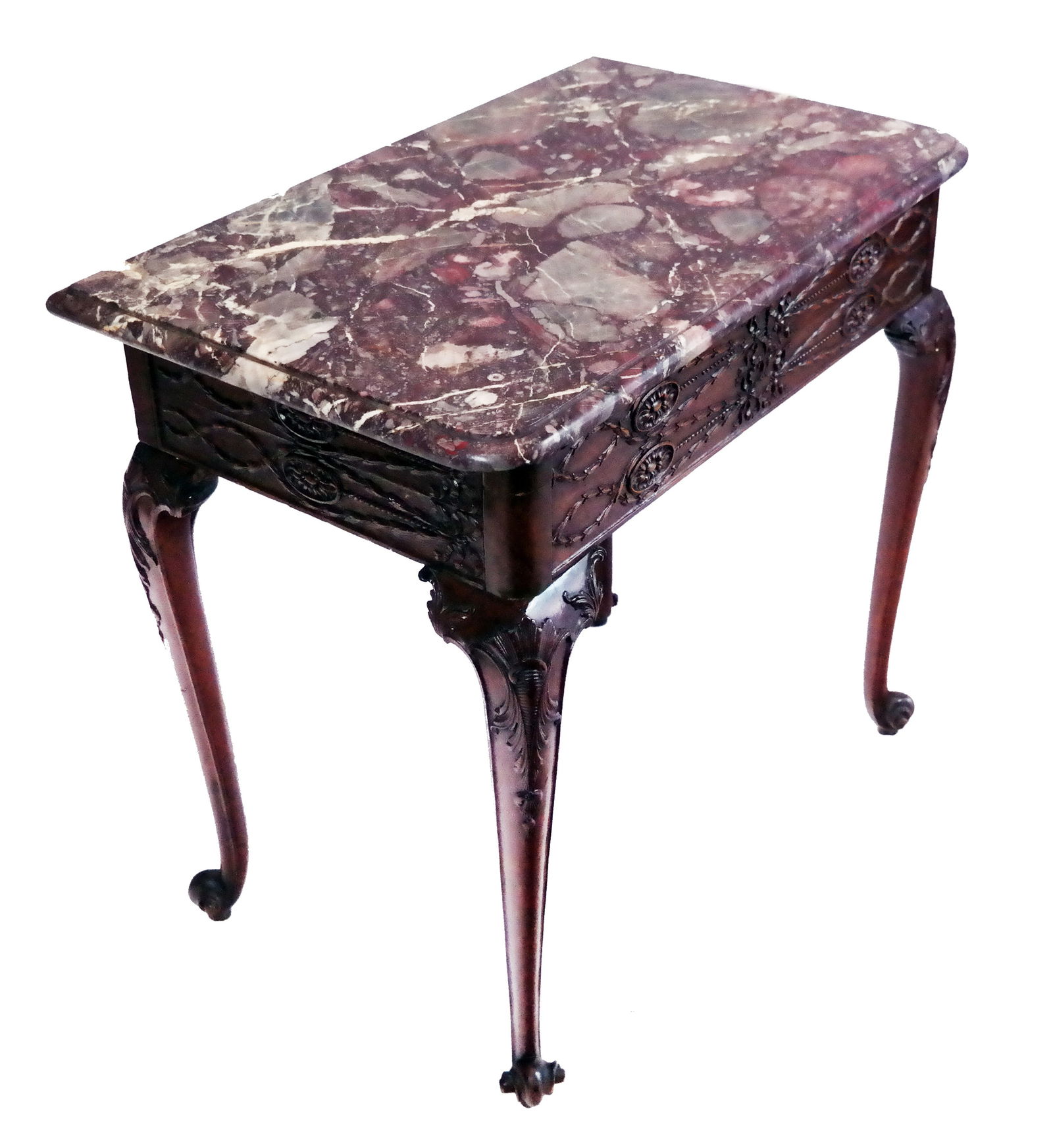 George III Mahogany Carved Console Table (1 of 8)