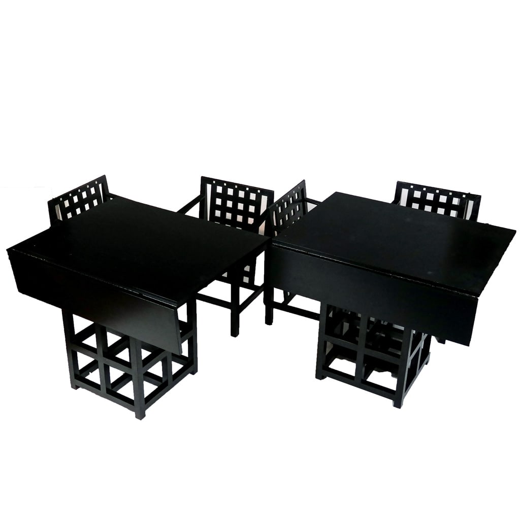 Six Mackintosh Dining Chairs and Table (1 of 12)