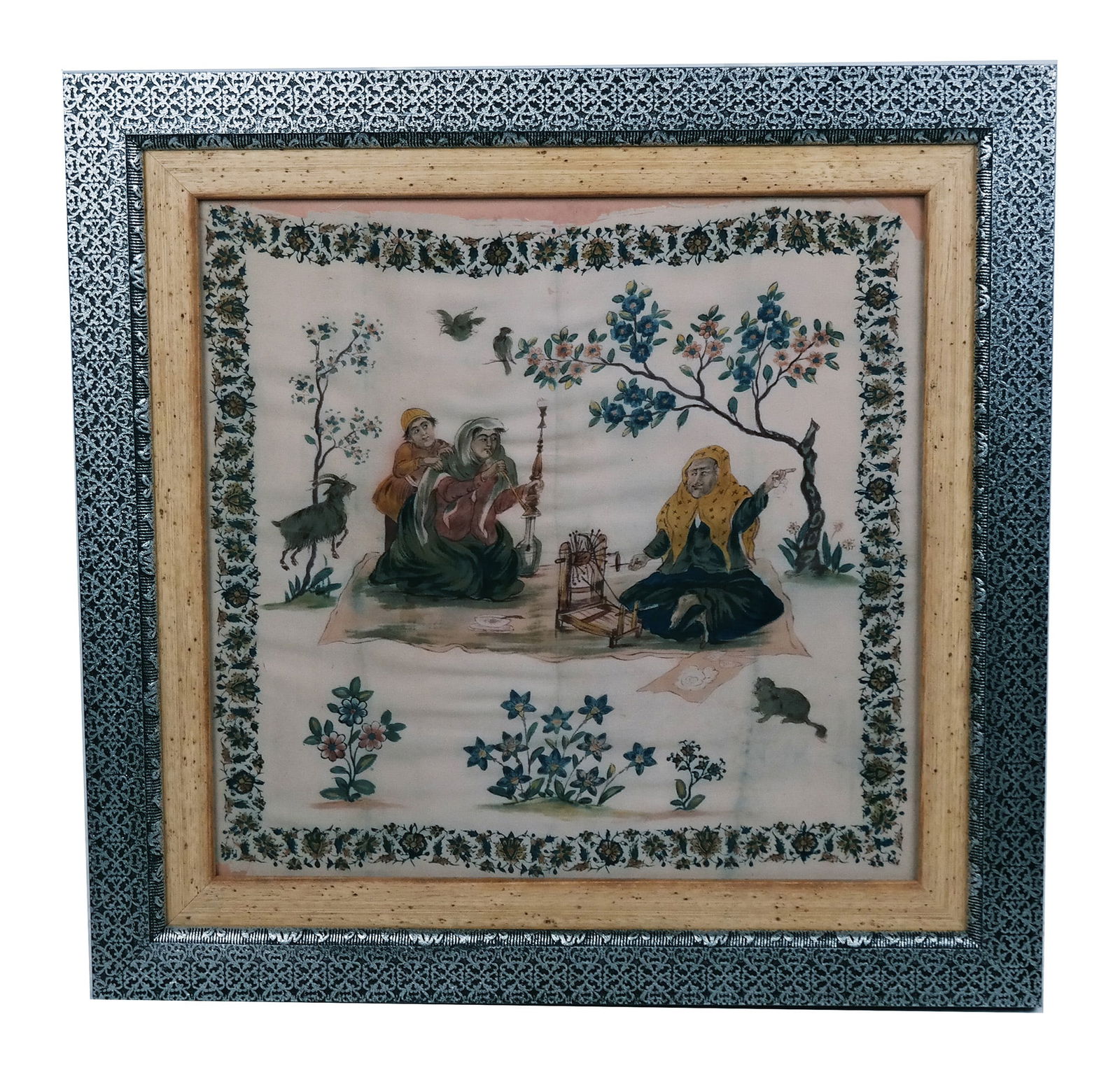 Figural Painting on Silk (1 of 10)