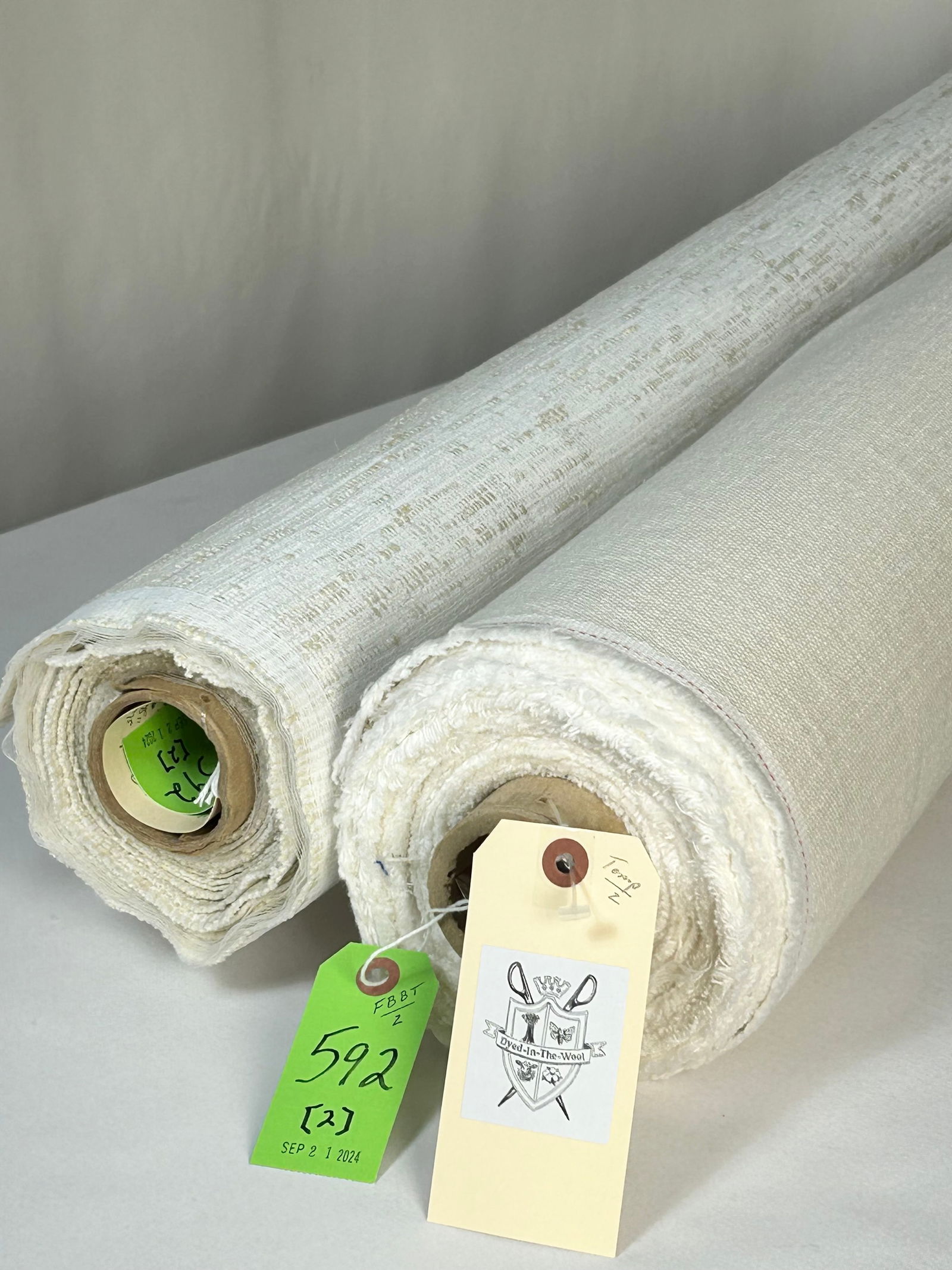 Larsen and Romo Ivory Upholstery Fabrics (1 of 6)