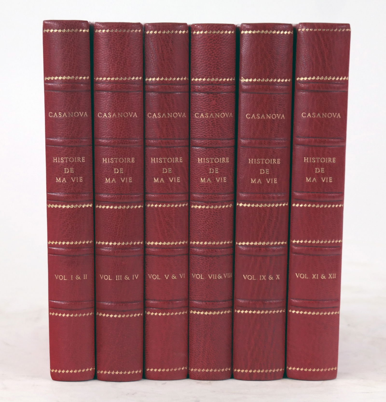 French Bindings: Casanova, Histoire de Ma Vie (1 of 6)