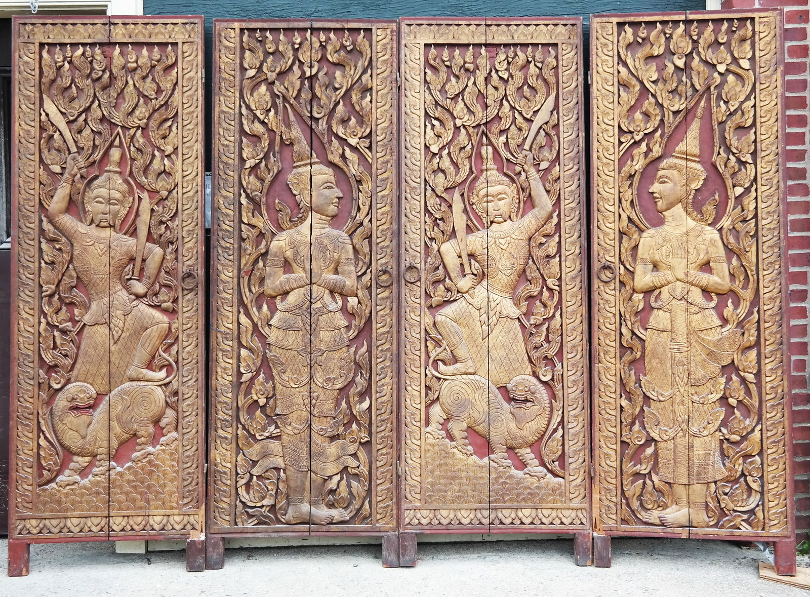 4-Panel Tibetan Screen (1 of 14)
