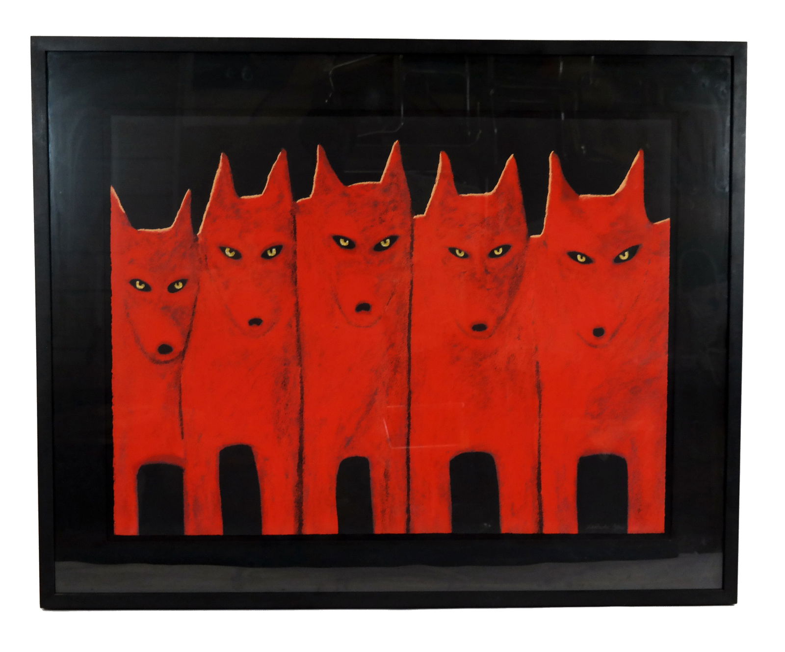 La ROCHE: Red Wolves - Serigraph (1 of 7)