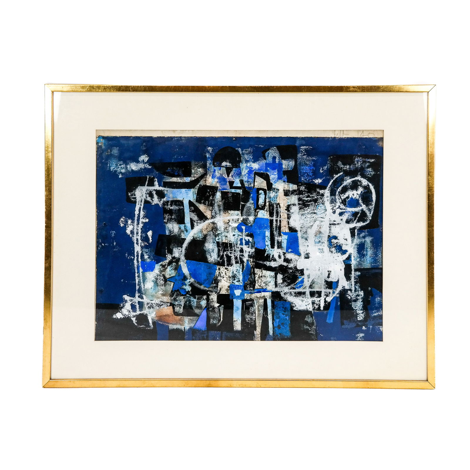 Mid-Century Modern Abstract - Mixed Media (1 of 9)