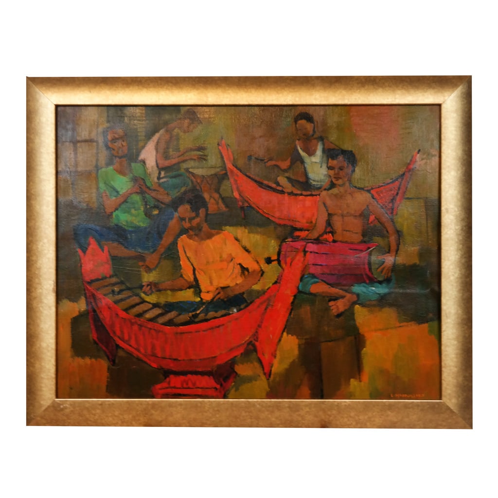 Louis MACOUILLARD: Musicians - Oil Painting (1 of 7)