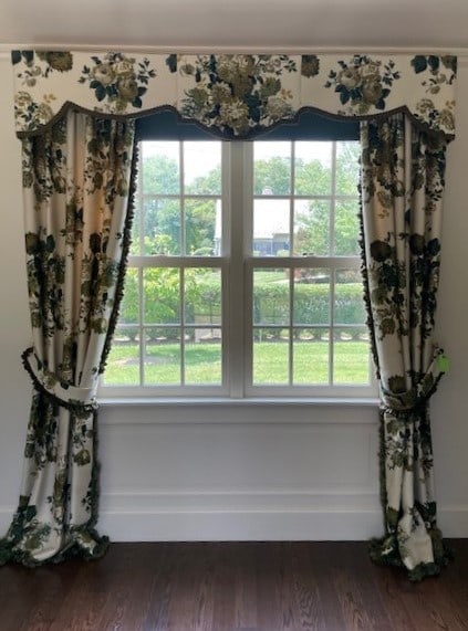Madeline Castaing's Floral Curtains & Valance (1 of 16)