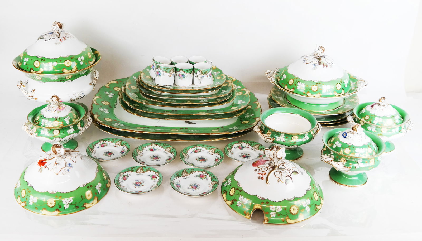English Porcelain Partial Dinner Service (30+) (1 of 20)
