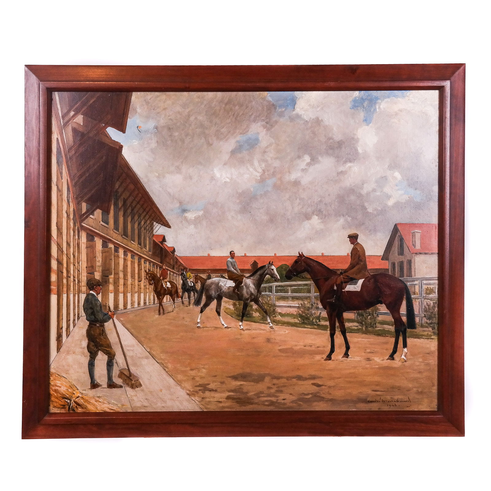 Andre MARCHAND: Riders - Oil Painting (1 of 9)