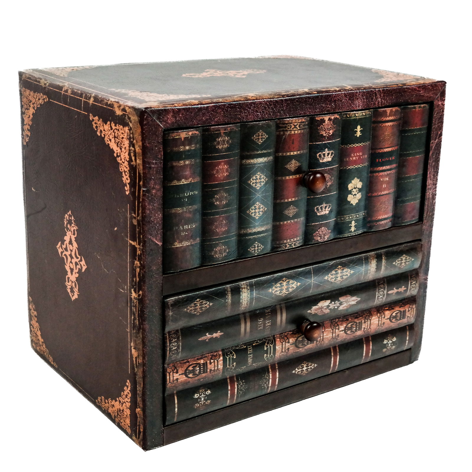 Maitland Smith Manner Faux Book Stand (1 of 10)