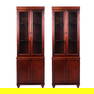 Pair of Two-Section Bookcases