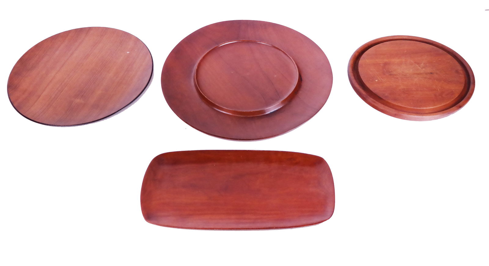 Four Vintage & Modern Wood Serving Pieces (1 of 11)