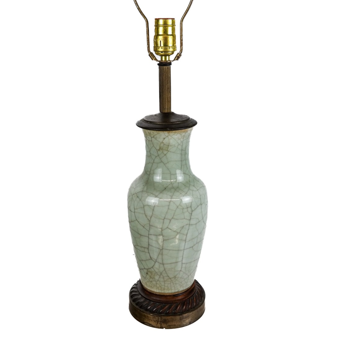Antique Chinese Celadon Lamp (1 of 7)