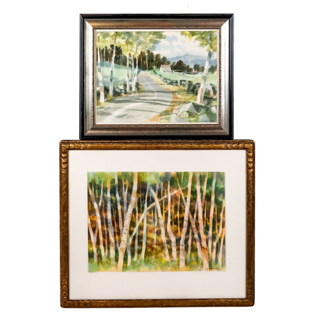 Louis MACOUILLARD: Two Works - Watercolors (1 of 8)