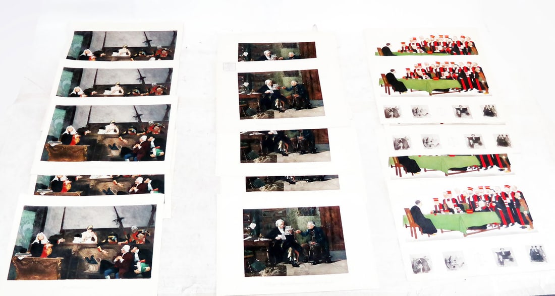 Three Sets of Vintage Law Prints (40 Pcs.) (1 of 20)