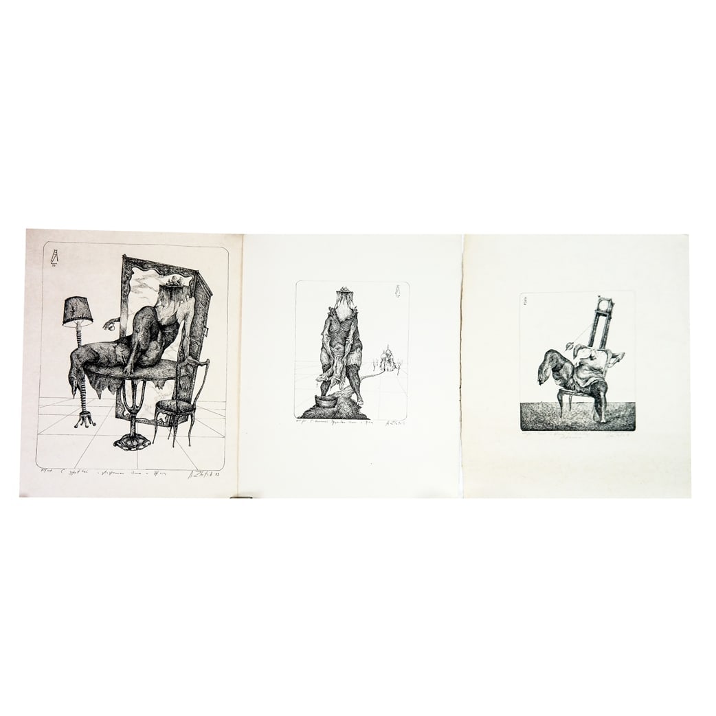 Alexandre ZLOTNIK: Three Signed Lithographs (1 of 17)