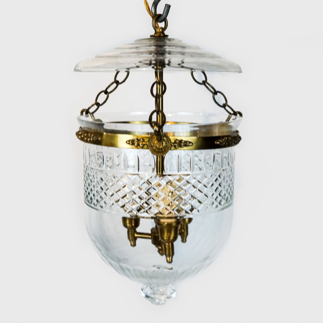 Waterford-Style Crystal Bell Jar Lantern (1 of 8)