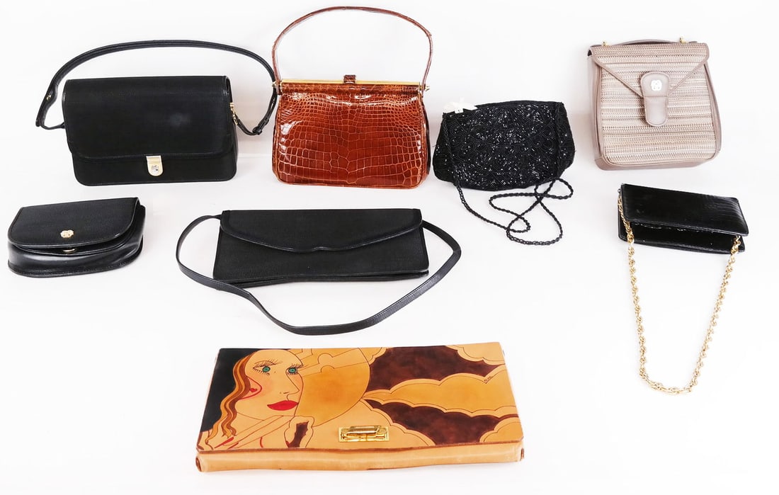 Group of Eight Assorted Handbags (8) (1 of 9)