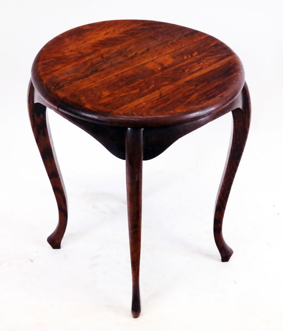 Victorian Oak Stool (1 of 6)