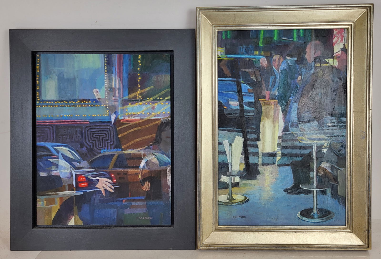 Elinore SCHURR: Two NYC Scenes - Oil Paintings (1 of 20)