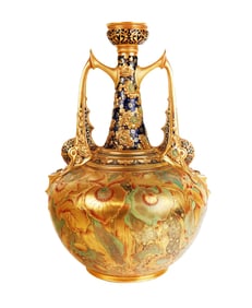 Persian-Style Gilt-Decorated Ewer