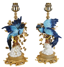 Pair of Giulia Mangani Figural Lamps