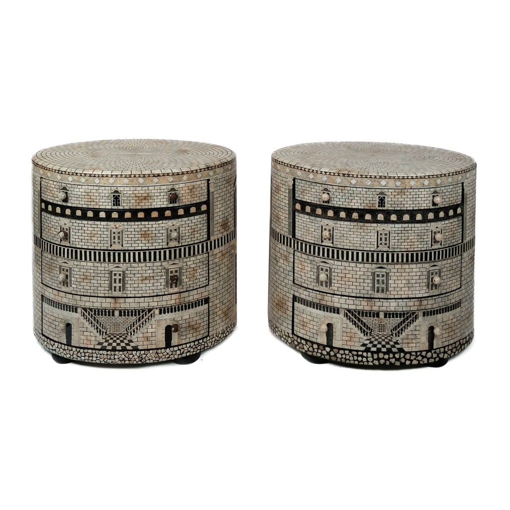 John-Richard Pair of Fornasetti-Style Chests (1 of 15)