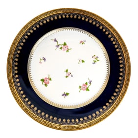 Richard Ginori Gilt-Decorated Dinner Plates (12)