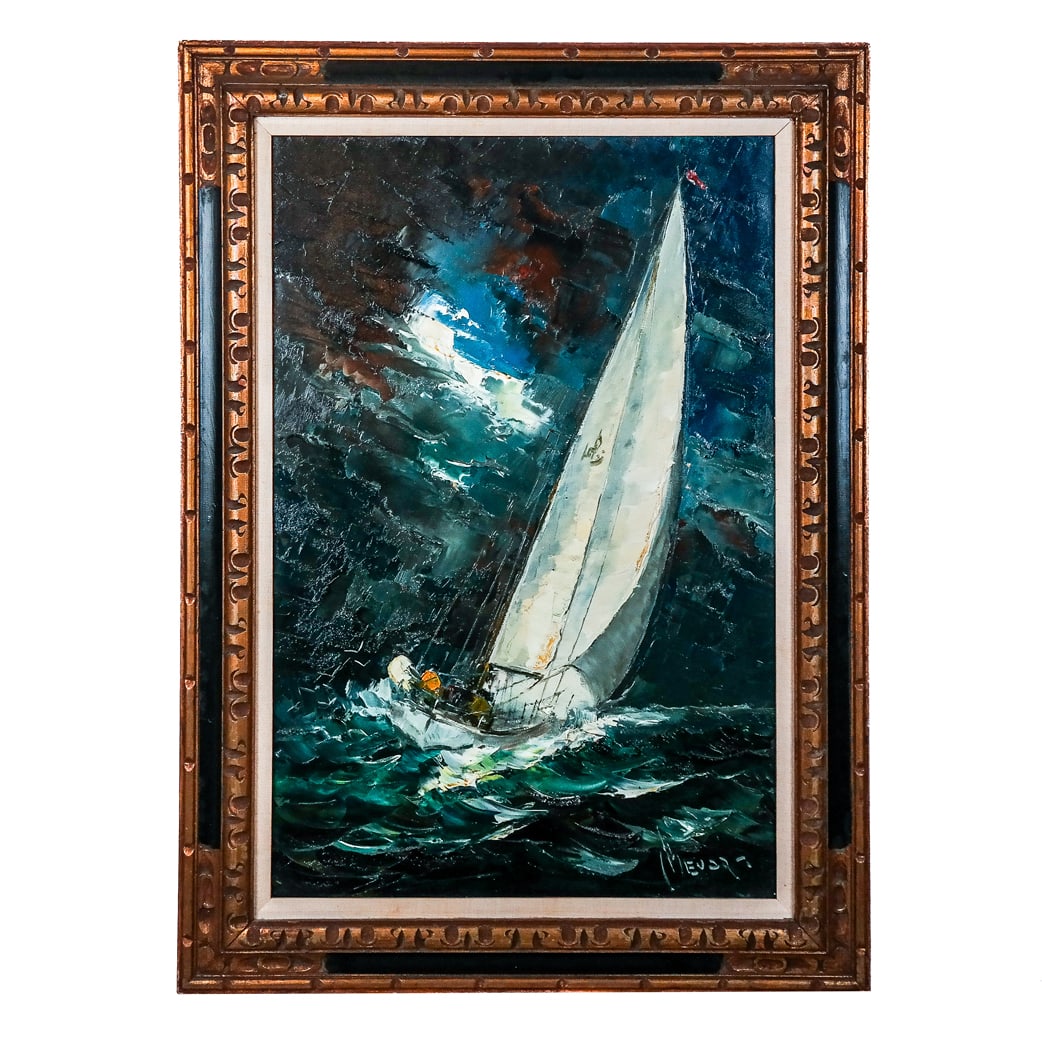 Sailboat - Oil Painting (1 of 9)
