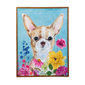 Kathryn WHITE: Dog Portrait - Mixed Media